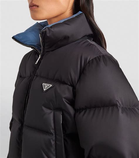 women prada puffer jacket|prada re nylon puffer jacket.